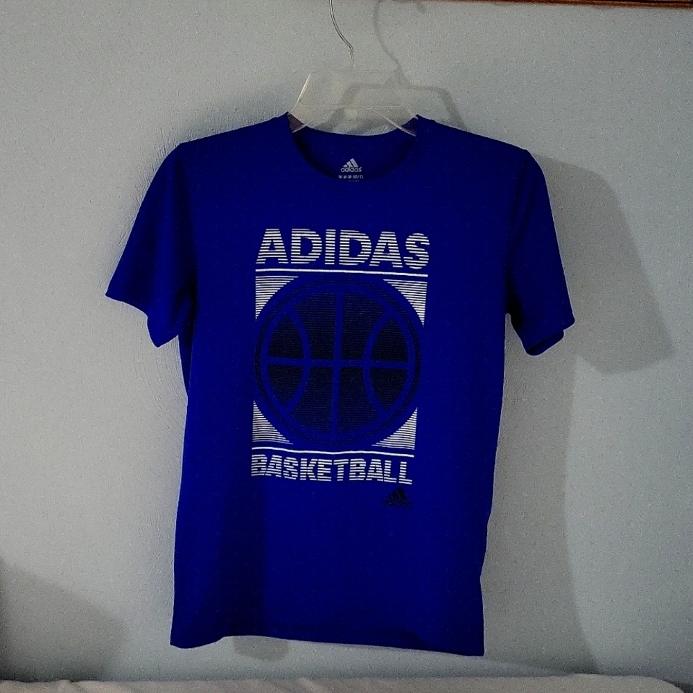The brand is Adidas and the size is medium (10-12)